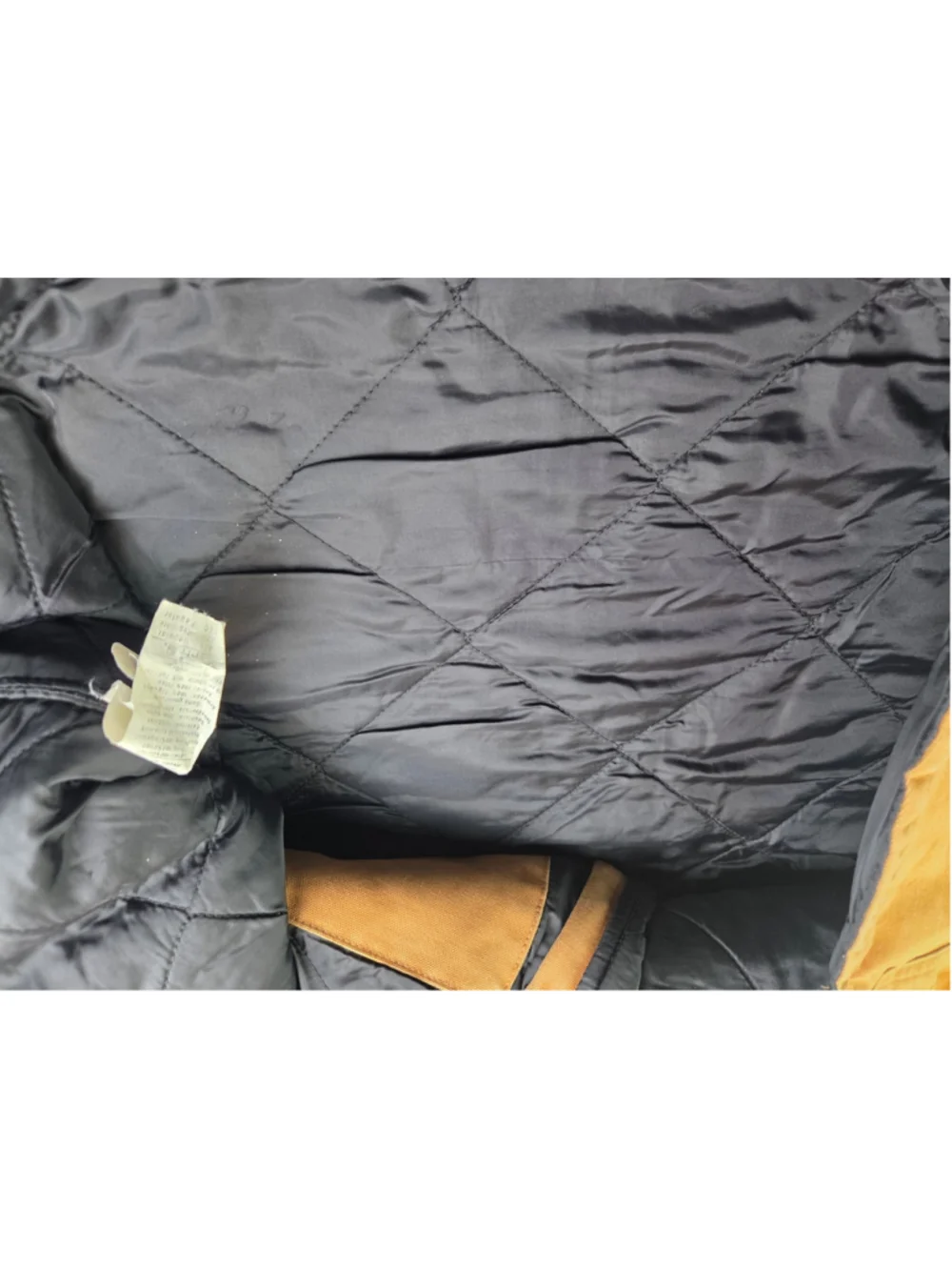Men's Carhartt Vest 3XL Brown Black Quilted Lined Workwear #1679